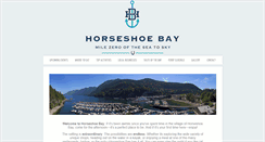 Desktop Screenshot of horseshoebayvillage.com